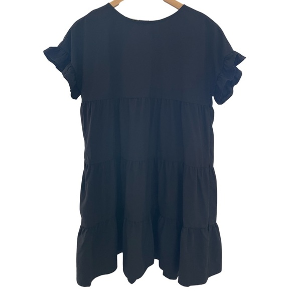 Womens Ruffles Babydoll Dress - Picture 2 of 3